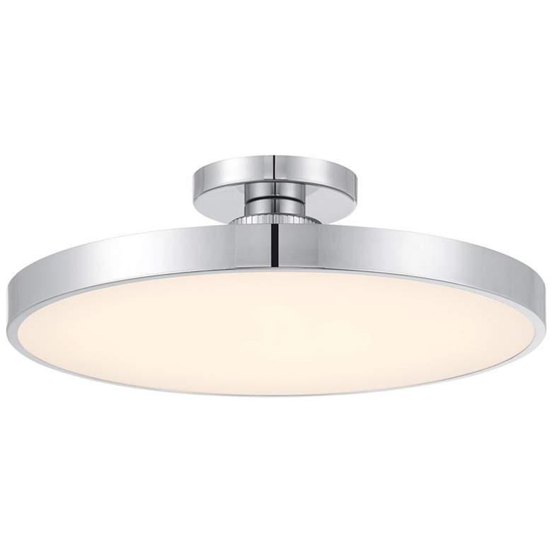 Image 1 Thayer 1-Light LED Ceiling Light in Chrome