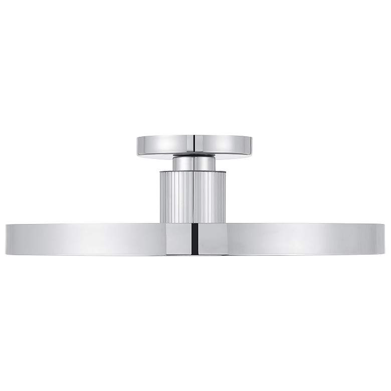 Image 3 Thayer 1-Light LED Ceiling Light in Chrome more views