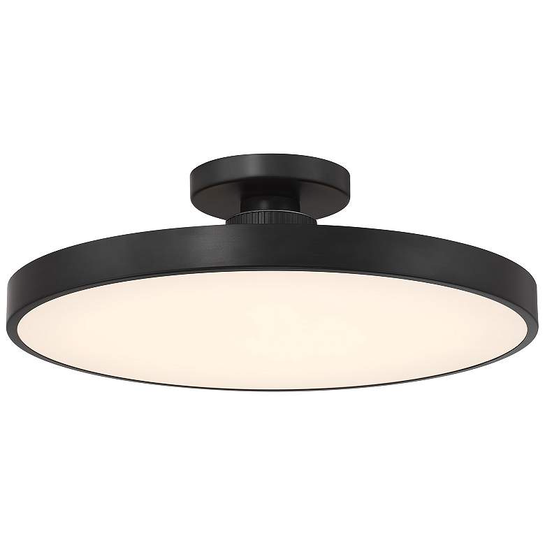 Image 1 Thayer 1-Light LED Ceiling Light in Matte Black
