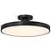 Thayer 1-Light LED Ceiling Light in Matte Black