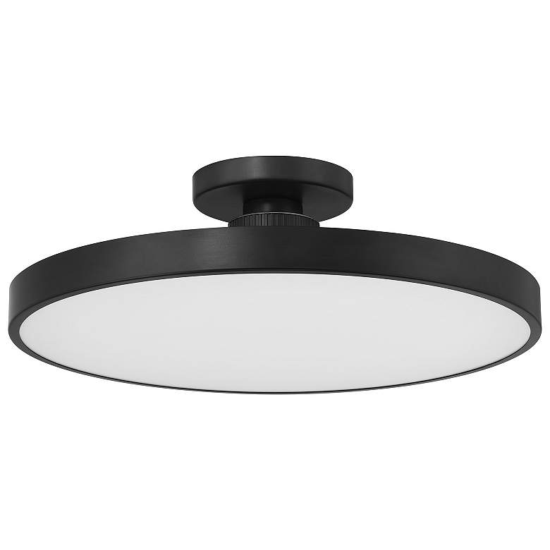 Image 2 Thayer 1-Light LED Ceiling Light in Matte Black more views