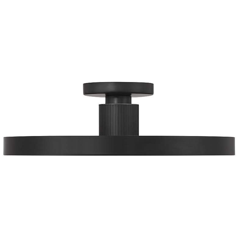 Image 3 Thayer 1-Light LED Ceiling Light in Matte Black more views