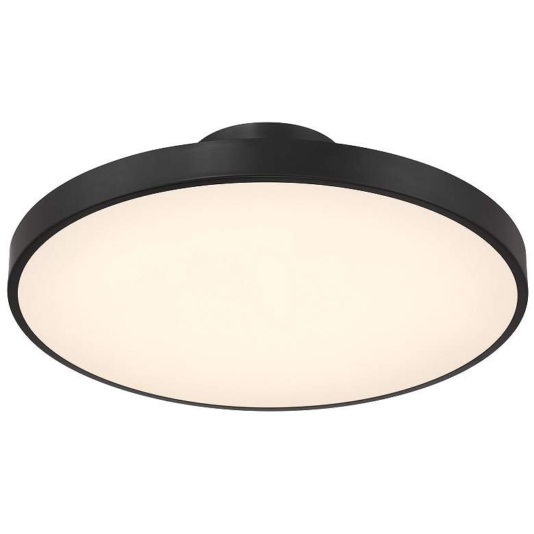 Image 4 Thayer 1-Light LED Ceiling Light in Matte Black more views