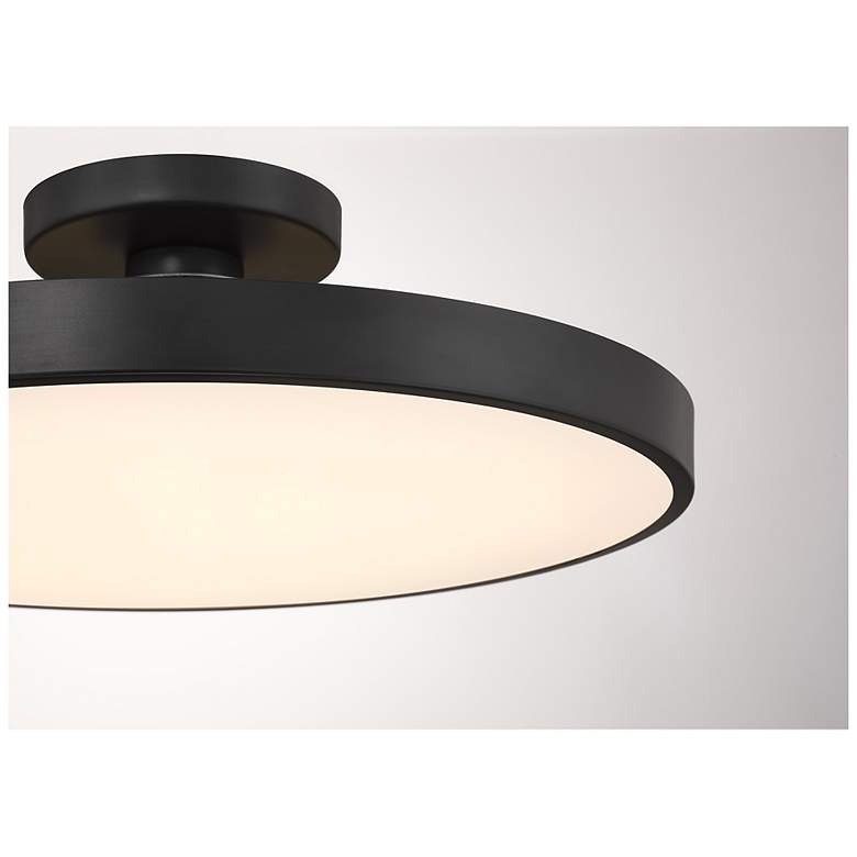 Image 5 Thayer 1-Light LED Ceiling Light in Matte Black more views