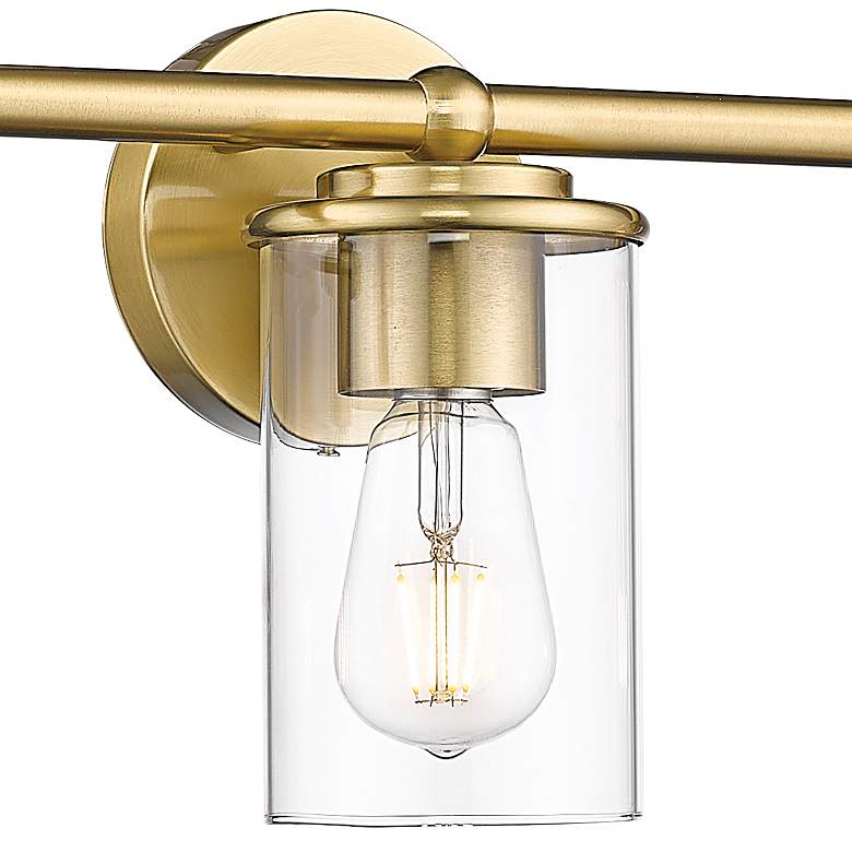 Image 4 Thayer 22 1/2" Wide Luxe Gold 3-Light Bath Light more views