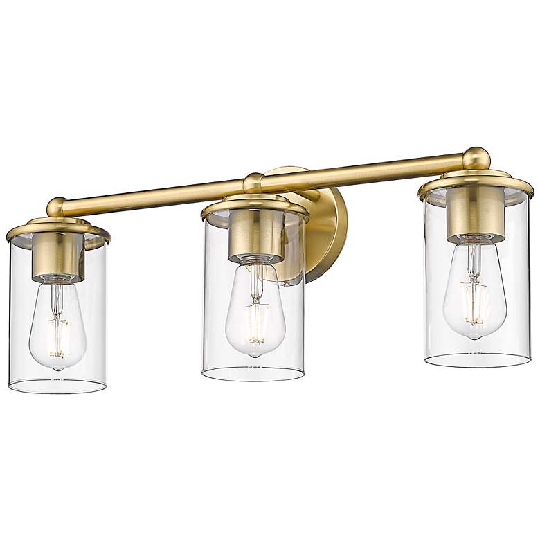 Image 5 Thayer 22 1/2" Wide Luxe Gold 3-Light Bath Light more views