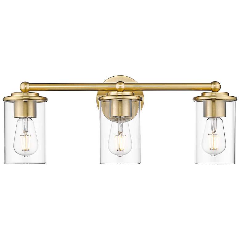 Image 6 Thayer 22 1/2" Wide Luxe Gold 3-Light Bath Light more views