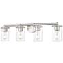 3_Thayer 30 3/4" Wide Brushed Nickel 4-Light Vanity Bath Light