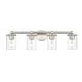 7_Thayer 30 3/4" Wide Brushed Nickel 4-Light Vanity Bath Light more views