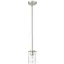 Thayer by Z-Lite Brushed Nickel 1 Light Pendant