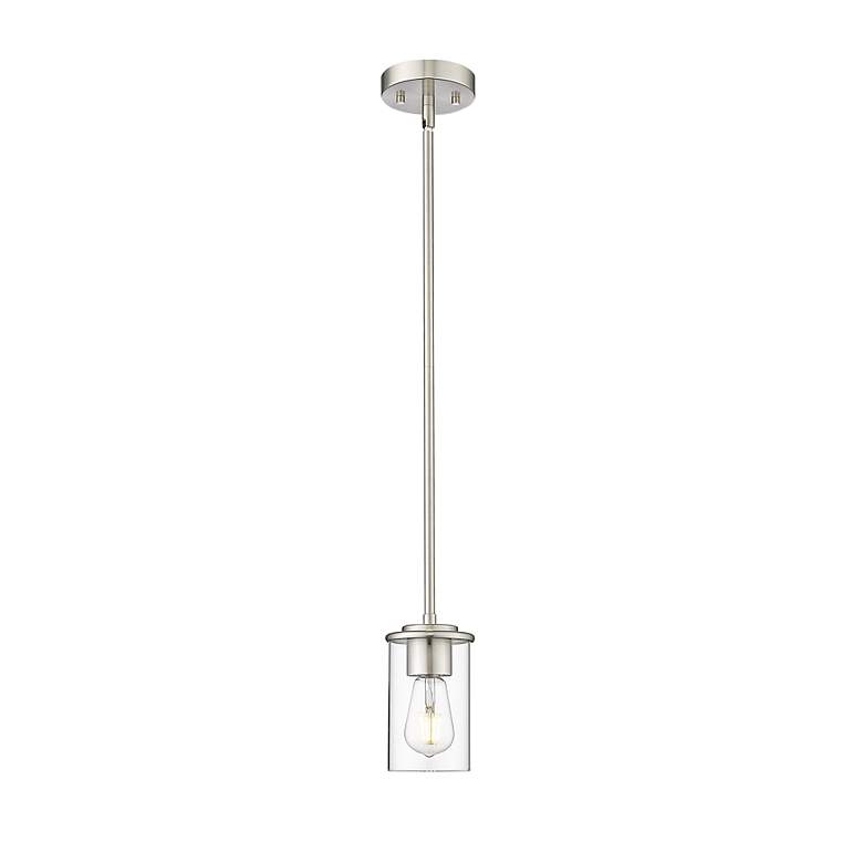 Image 2 Thayer by Z-Lite Brushed Nickel 1 Light Pendant more views