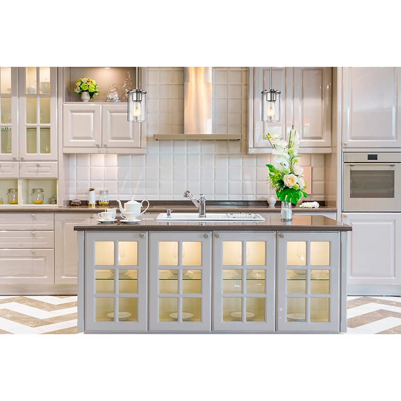 Image 3 Thayer by Z-Lite Brushed Nickel 1 Light Pendant more views