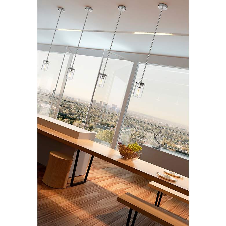 Image 4 Thayer by Z-Lite Brushed Nickel 1 Light Pendant more views