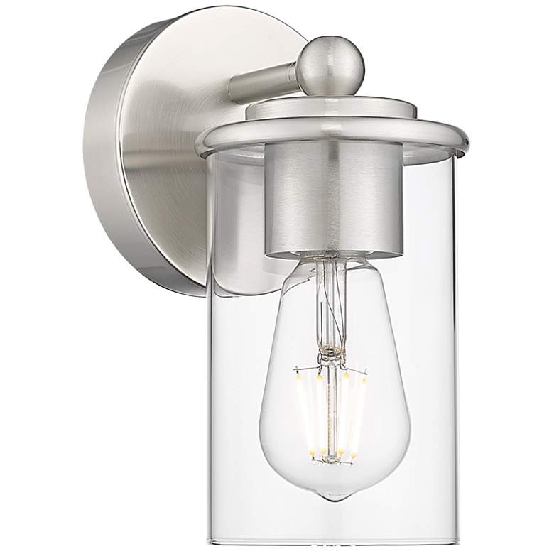 Image 1 Thayer by Z-Lite Brushed Nickel 1 Light Vanity