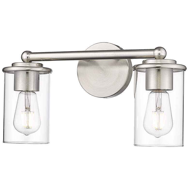 Image 2 Thayer by Z-Lite Brushed Nickel 2 Light Vanity