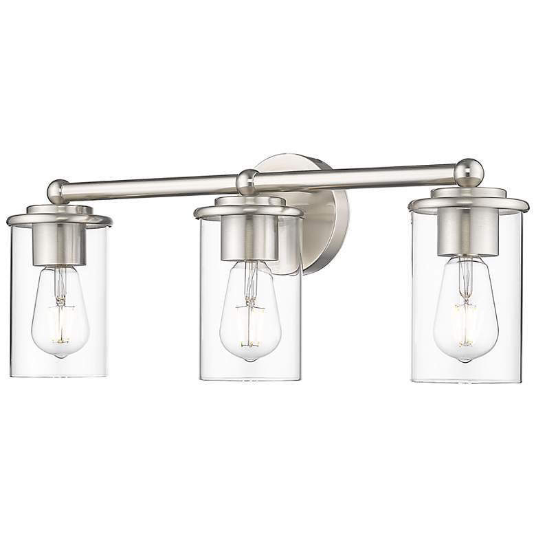 Image 2 Thayer by Z-Lite Brushed Nickel 3 Light Vanity
