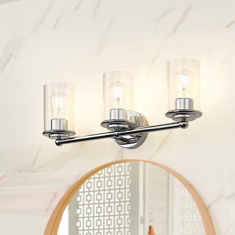 Image 1 Thayer by Z-Lite Chrome 3 Light Vanity