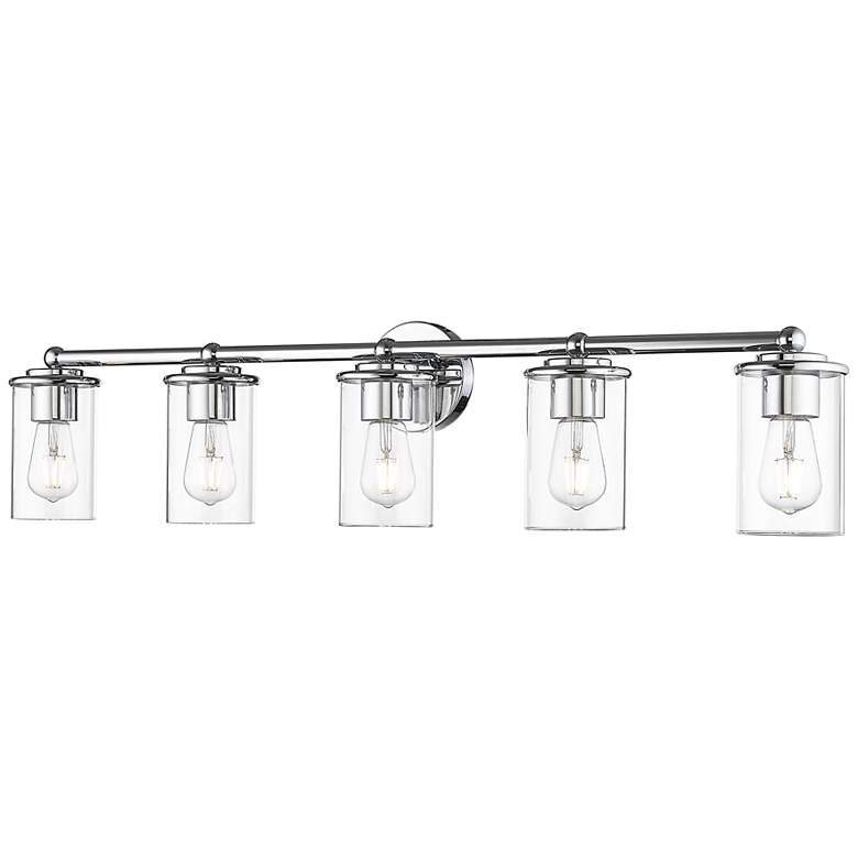 Image 3 Thayer by Z-Lite Chrome 5 Light Vanity