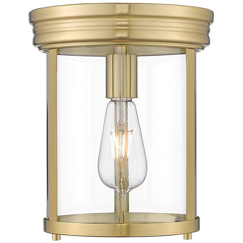 Image 1 Thayer by Z-Lite Luxe Gold 1 Light Flush Mount