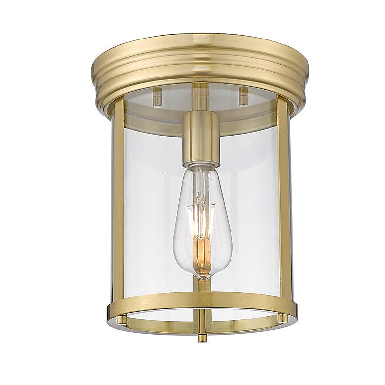 Image 5 Thayer by Z-Lite Luxe Gold 1 Light Flush Mount more views