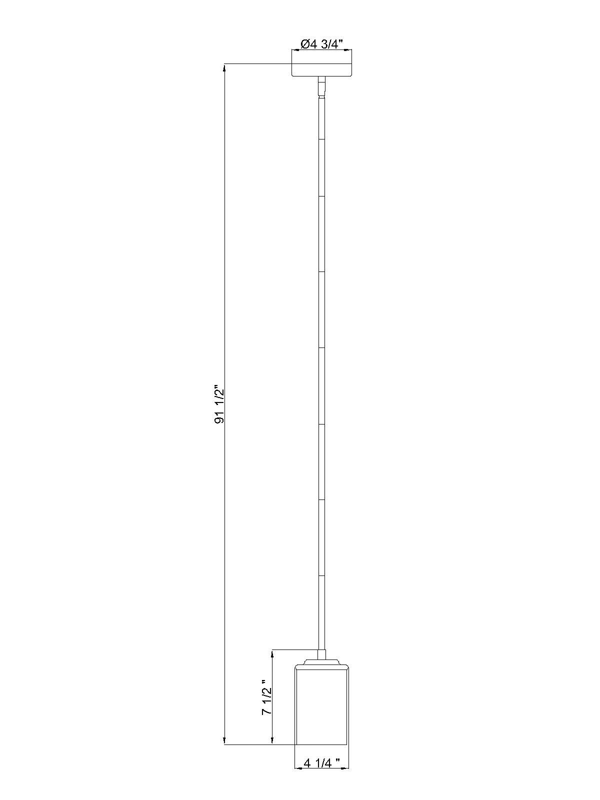 Thayer by Z-Lite Luxe Gold 1 Light Pendant