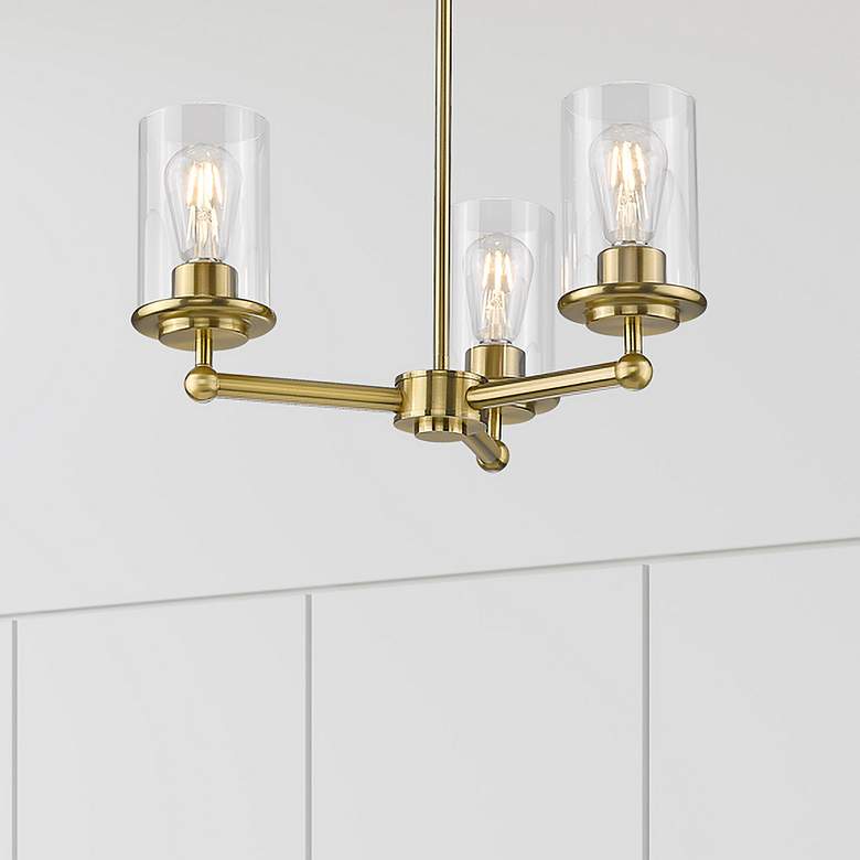 Image 1 Thayer by Z-Lite Luxe Gold 3 Light Chandelier