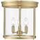 Thayer by Z-Lite Luxe Gold 3 Light Flush Mount