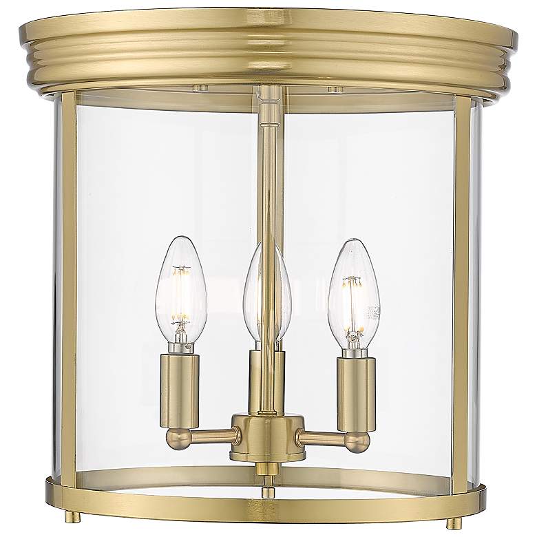 Image 2 Thayer by Z-Lite Luxe Gold 3 Light Flush Mount