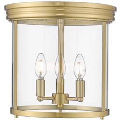 Thayer by Z-Lite Luxe Gold 3 Light Flush Mount
