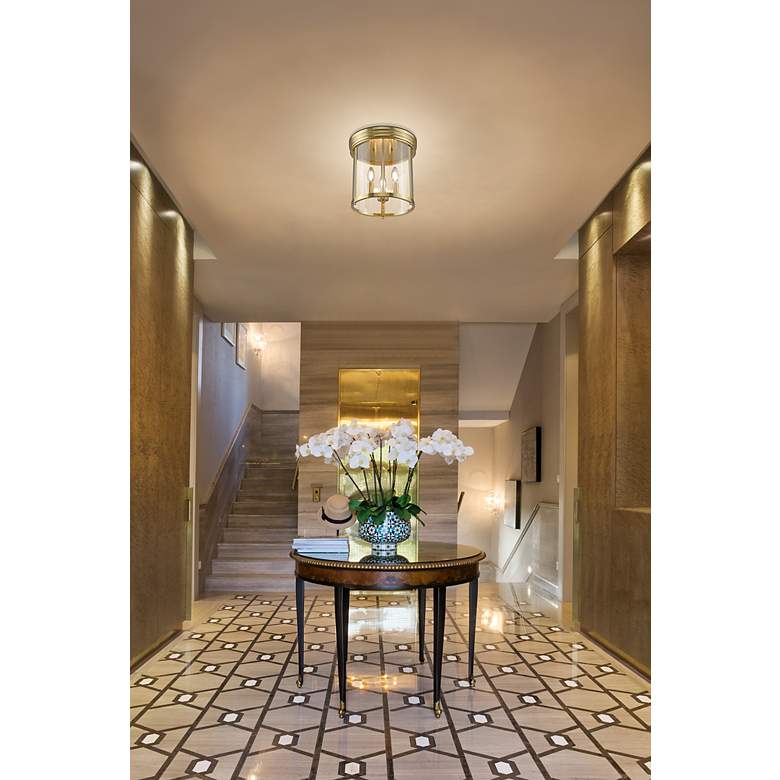 Image 3 Thayer by Z-Lite Luxe Gold 3 Light Flush Mount more views