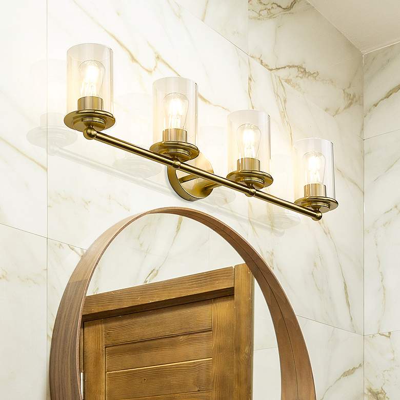 Image 1 Thayer by Z-Lite Luxe Gold 4 Light Vanity