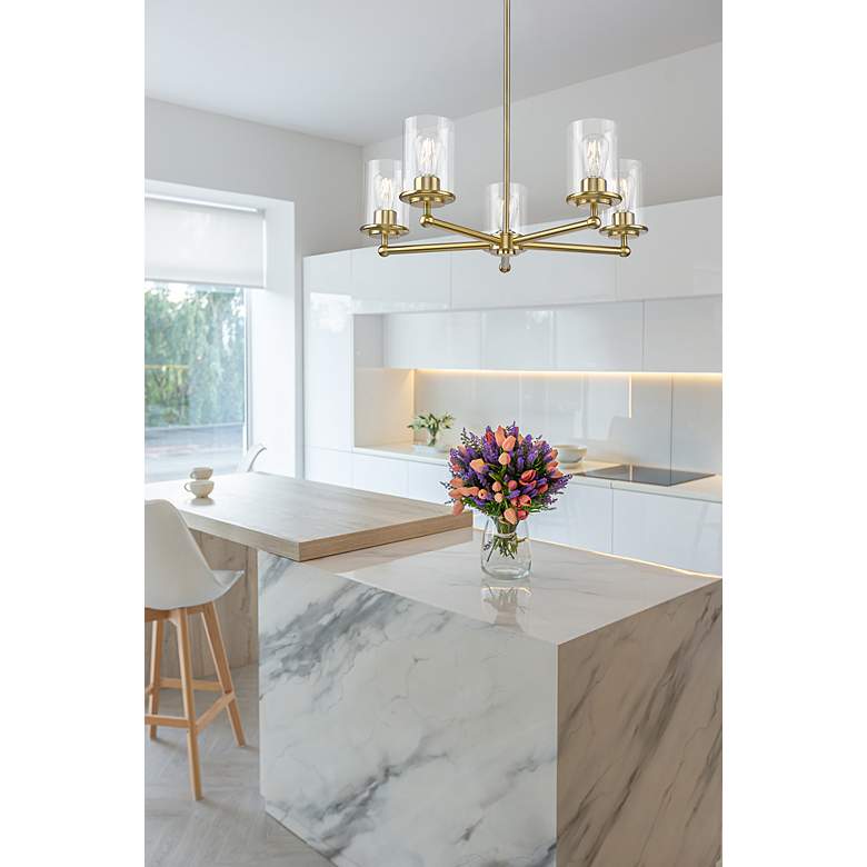 Image 5 Thayer by Z-Lite Luxe Gold 5 Light Chandelier more views