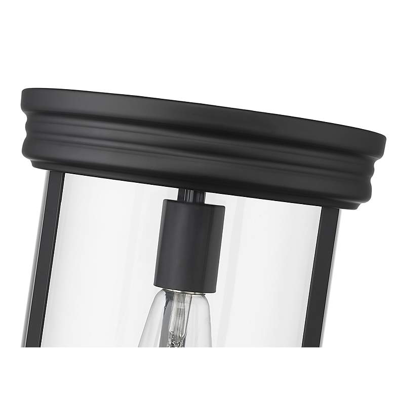 Image 7 Thayer by Z-Lite Matte Black 1 Light Flush Mount more views