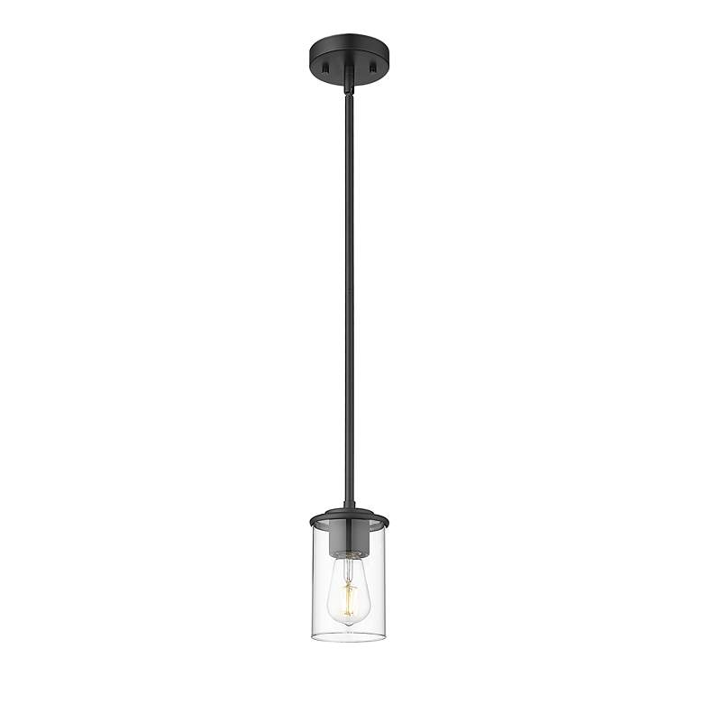 Image 4 Thayer by Z-Lite Matte Black 1 Light Pendant more views