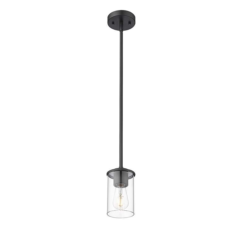 Image 5 Thayer by Z-Lite Matte Black 1 Light Pendant more views
