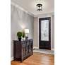 3_Thayer by Z-Lite Matte Black 3 Light Flush Mount more views