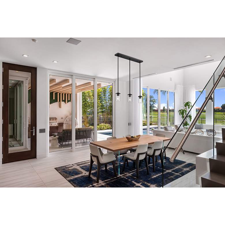 Image 6 Thayer by Z-Lite Matte Black 3 Light Pendant more views
