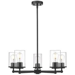 Thayer by Z-Lite Matte Black 5 Light Chandelier