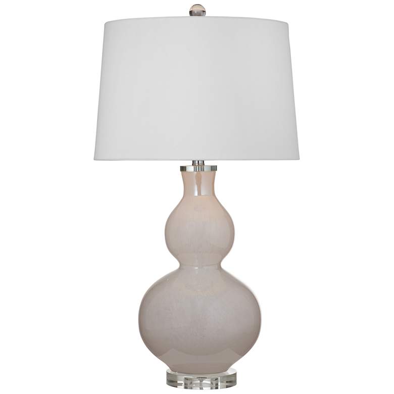 Image 2 Thayer Pearl Double Gourd Glass Table Lamp