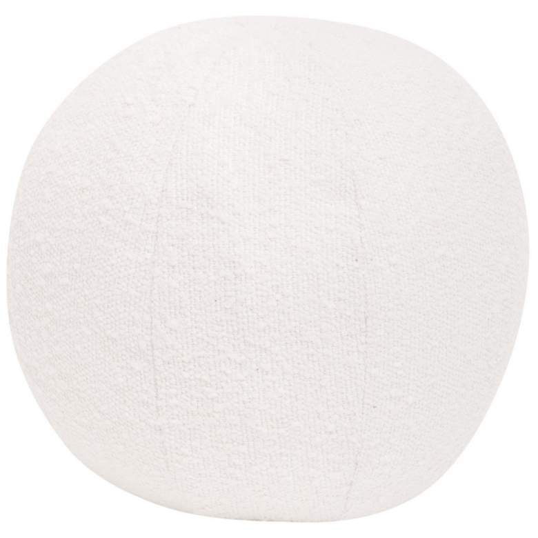 Image 1 The 12" Essential Sphere Pillow, LiveSmart Boucle Snow