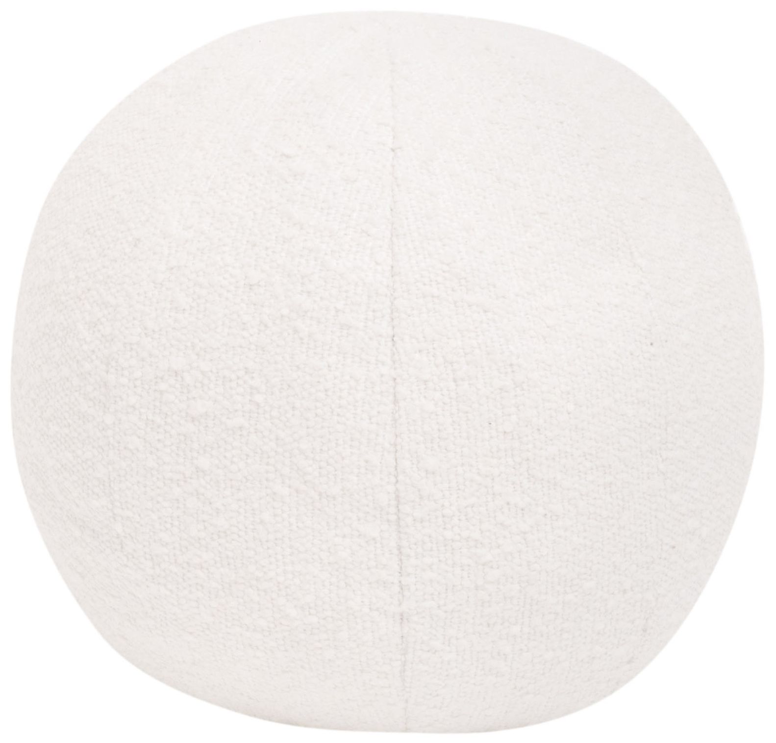 Thumbnail2 of The 12" Essential Sphere Pillow, LiveSmart Boucle Snow more views