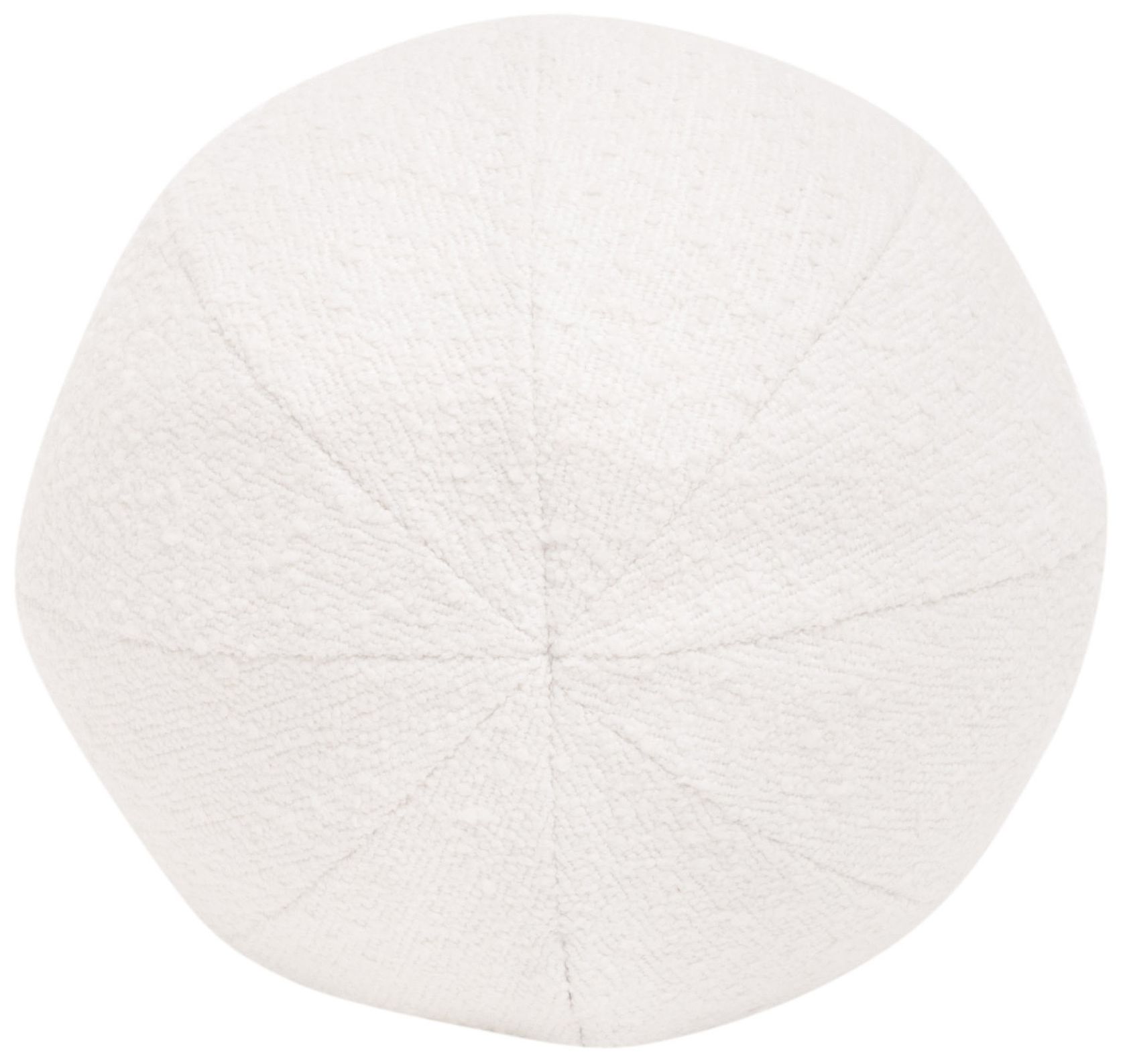 Thumbnail3 of The 12" Essential Sphere Pillow, LiveSmart Boucle Snow more views