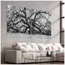 5_The Angel Oak ABCD Frameless Reverse Printed Tempered Glass Wall Art Set more views