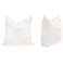 The Basic 26" Essential Euro Pillow, Performance Boucle Snow, Set of 2
