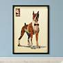 1_The Boxer 40" High Dimensional Collage Framed Wall Art