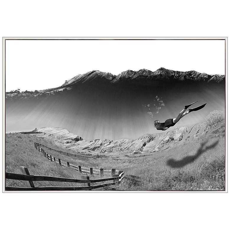 Image 3 The Calling 50" High Framed Giclee Print Canvas Wall Art