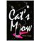 The Cat’s Meow Giclee 30" High Wall Art