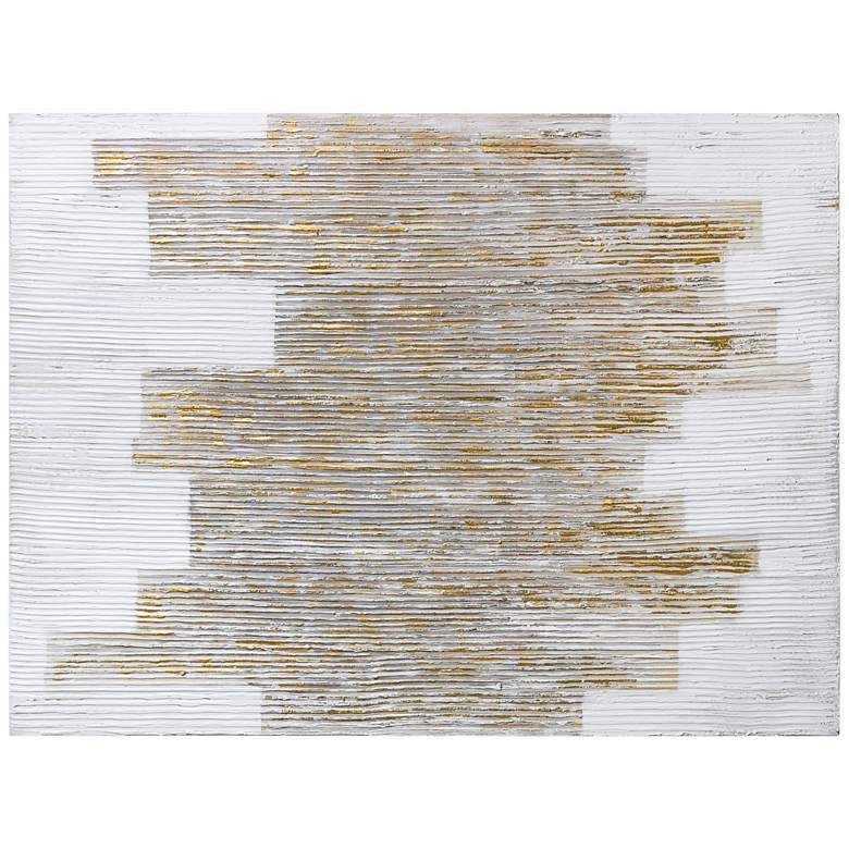 Image 4 The City 40" High Textured Metallic Canvas Wall Art more views