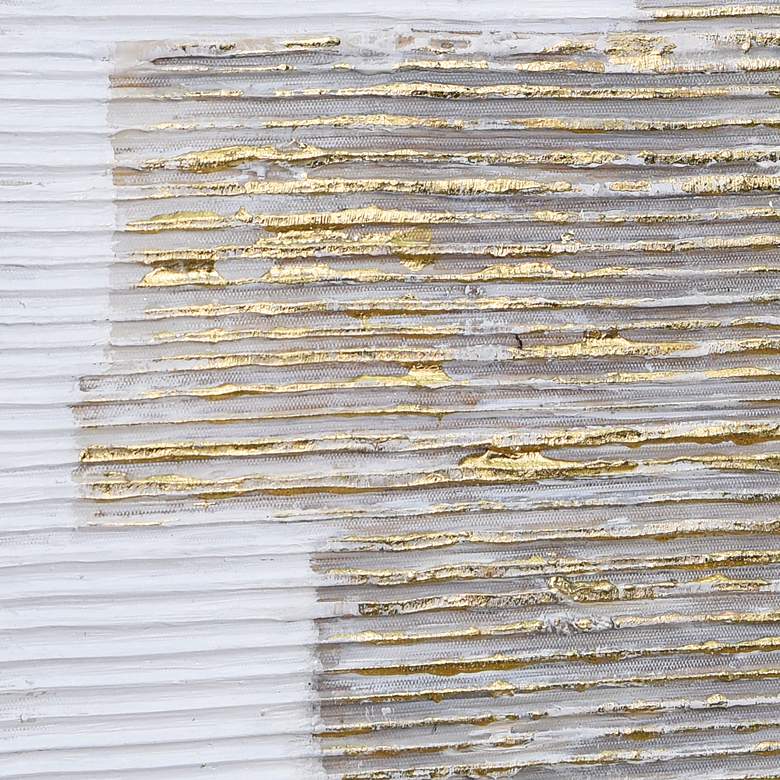 Image 6 The City 40" High Textured Metallic Canvas Wall Art more views