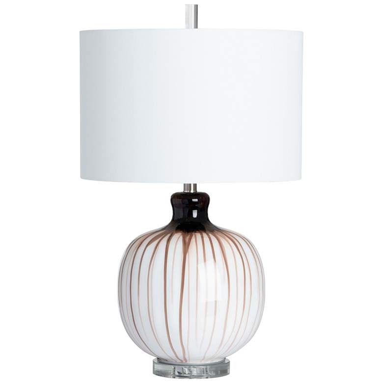 Image 1 The Crestview Collection Kingston Glass Table Lamp